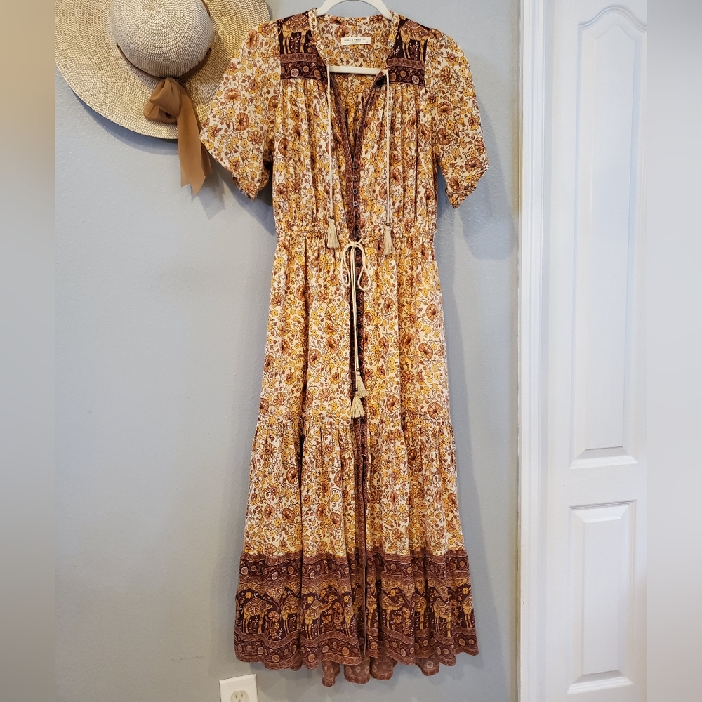 spell sundown boho mini dress Gown, Small and effortless boho look. online-W4 Manuka Midnight Blue Bridesmaid Color:As Photo( dark green)
